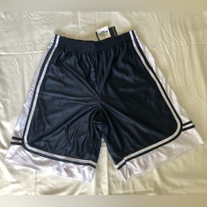 Choice Sportswear Navy and White Jersey Shorts